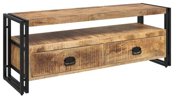 Tömör mangófa TV-szekrény 120 x 35 x 45 cm