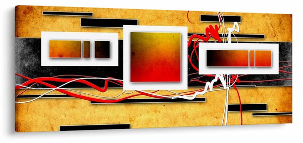 Kép - Absztrakció (120x50 cm)