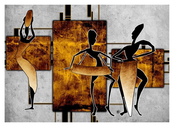 Kép - Az afrikai kultúra motívumai (70x50 cm)