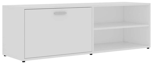Fehér szerelt fa TV-szekrény 120 x 34 x 37 cm