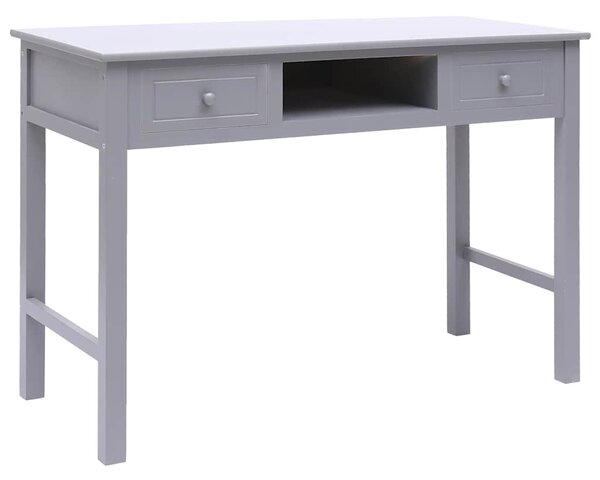 Szürke fa íróasztal 110 x 45 x 76 cm