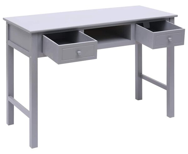 Szürke fa íróasztal 110 x 45 x 76 cm