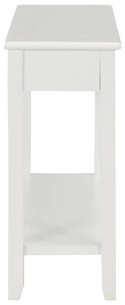 Fehér fa tálalóasztal 110 x 35 x 80 cm