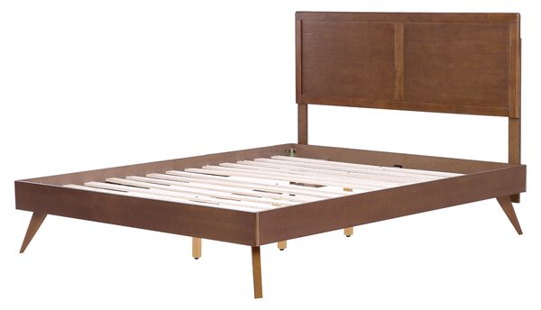 Ágy ISTRES 160 x 200 cm Sötét kőris