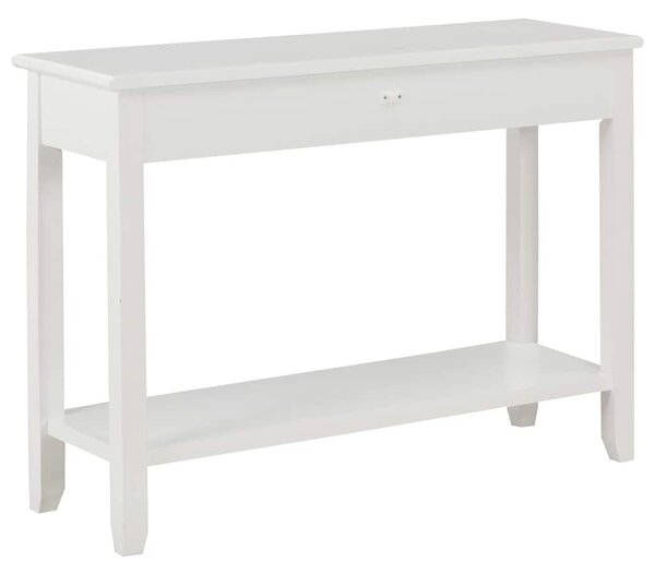 Fehér fa tálalóasztal 110 x 35 x 80 cm