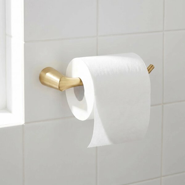Falra szerelhető wc papír tartó 16205 VIBE Brush Gold