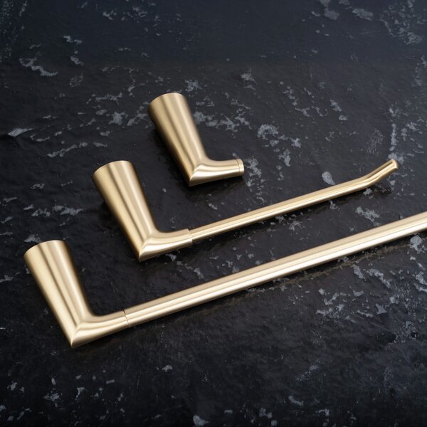 Falra szerelhető wc papír tartó 16205 VIBE Brush Gold