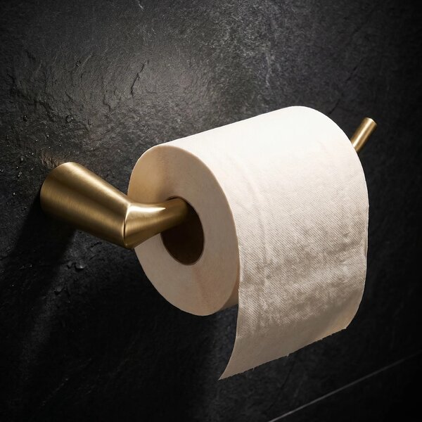 Falra szerelhető wc papír tartó 16205 VIBE Brush Gold