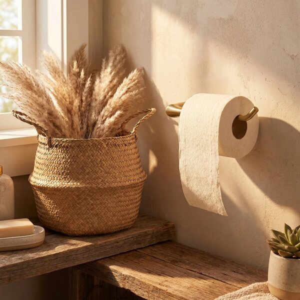 Falra szerelhető wc papír tartó 16205 VIBE Brush Gold