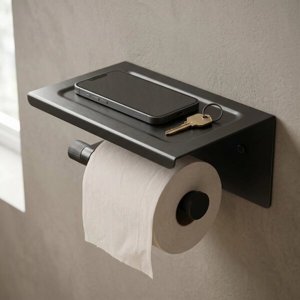 WC-papír tartó polccal 39105A ORI Titan
