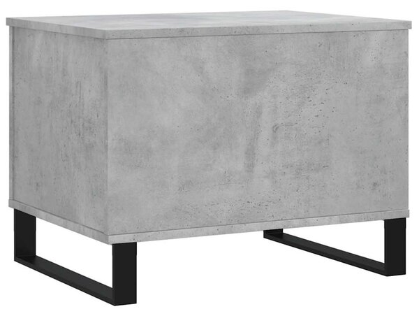 Betonszürke szerelt fa dohányzóasztal 60 x 44,5 x 45 cm