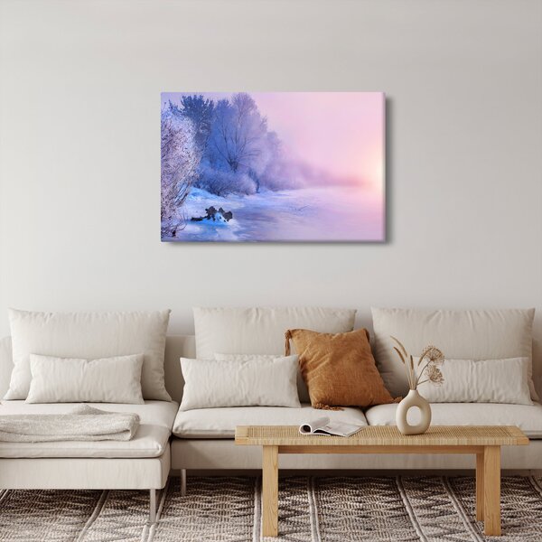 Kép - Befagyott folyó (90x60 cm)