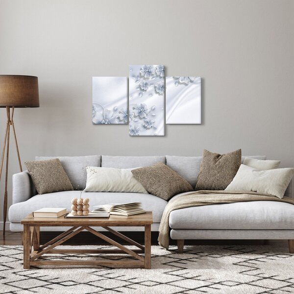 Kép - Virágos dizájn (90x60 cm)