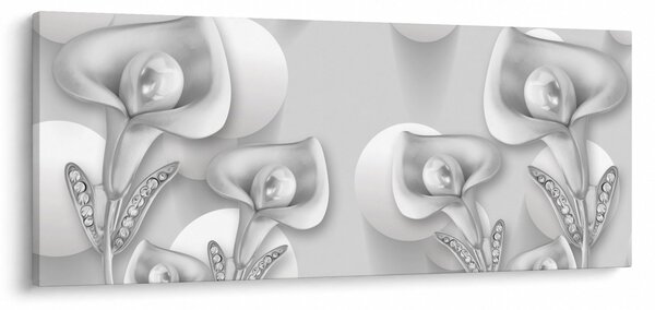Kép - Virágos dizájn (120x50 cm)
