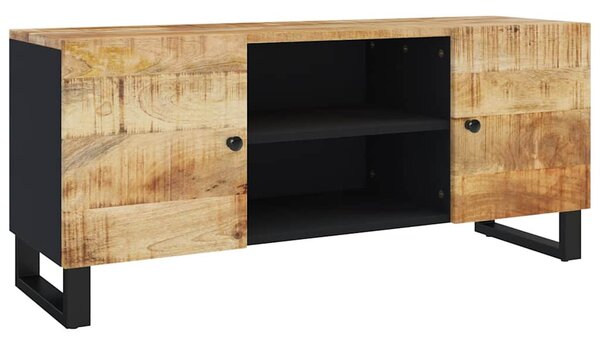 Tömör mangófa TV-szekrény 105 x 33 x 46 cm