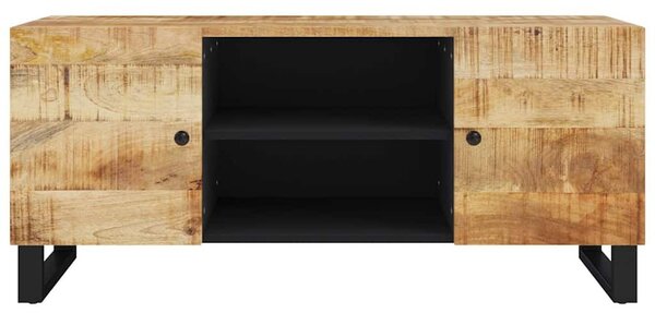 Tömör mangófa TV-szekrény 105 x 33 x 46 cm