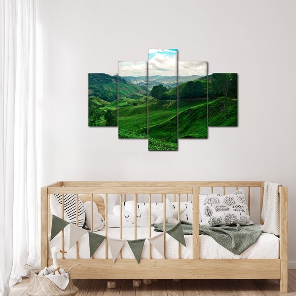 Kép - Teaültetvények Malajziában (150x105 cm)