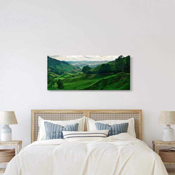 Kép - Teaültetvények Malajziában (120x50 cm)