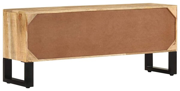Nyers mangófa TV-szekrény 110 x 30 x 45 cm