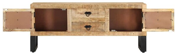 Nyers mangófa TV-szekrény 110 x 30 x 45 cm