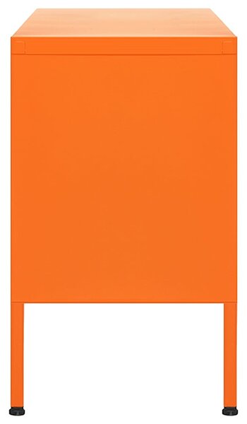 Narancssárga acél TV-szekrény 105 x 35 x 50 cm