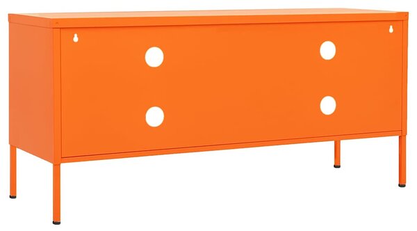 Narancssárga acél TV-szekrény 105 x 35 x 50 cm