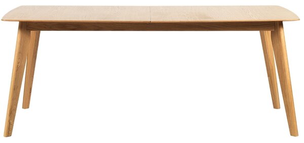 Tölgy összecsukható étkezőasztal ROWICO CIRRUS 190-235 x 90 cm