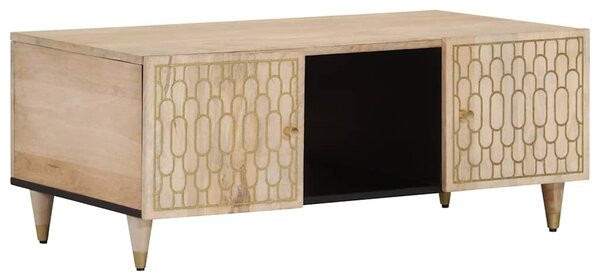 Tömör mangófa dohányzóasztal 100 x 54 x 40 cm