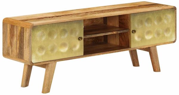 Tömör mangófa TV-szekrény 120 x 30 x 45 cm