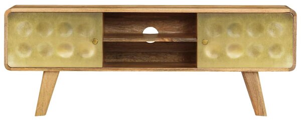 Tömör mangófa TV-szekrény 120 x 30 x 45 cm