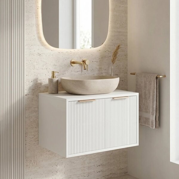 Mosdószekrény Rea Core 60cm White