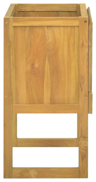 Tömör tíkfa fürdőszobaszekrény 60 x 40 x 75 cm