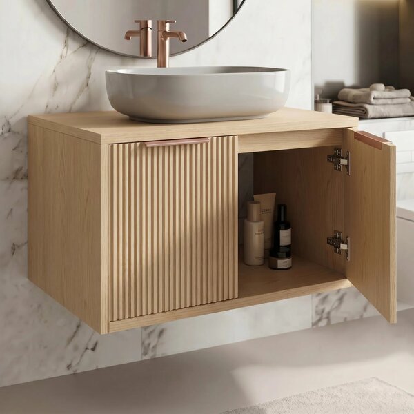 Mosdószekrény Rea Core 60cm Beige