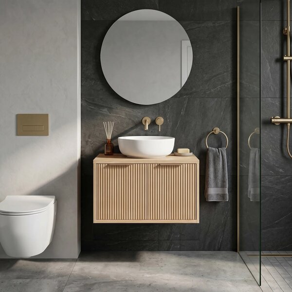 Mosdószekrény Rea Core 60cm Beige