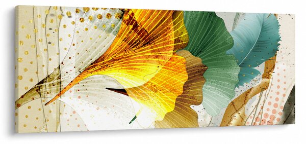 Kép - Levelek (120x50 cm)
