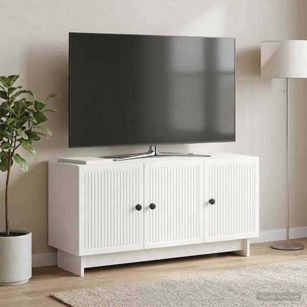TV szekrény Fehér 99 x 34,5 x 50 cm Szerelt Fa