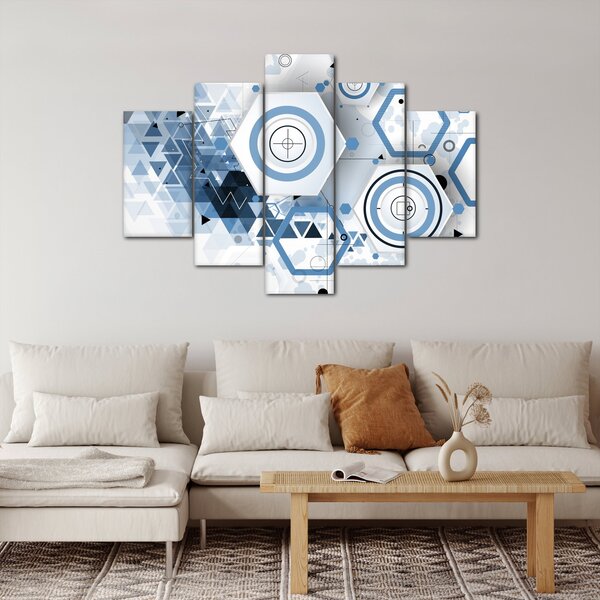 Kép - Geometriai absztrakció (150x105 cm)