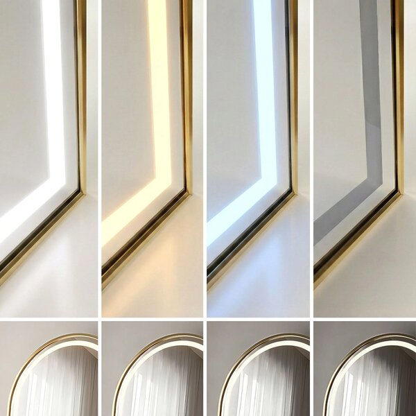 Tükör LED Orbit 50x160cm Brush Gold