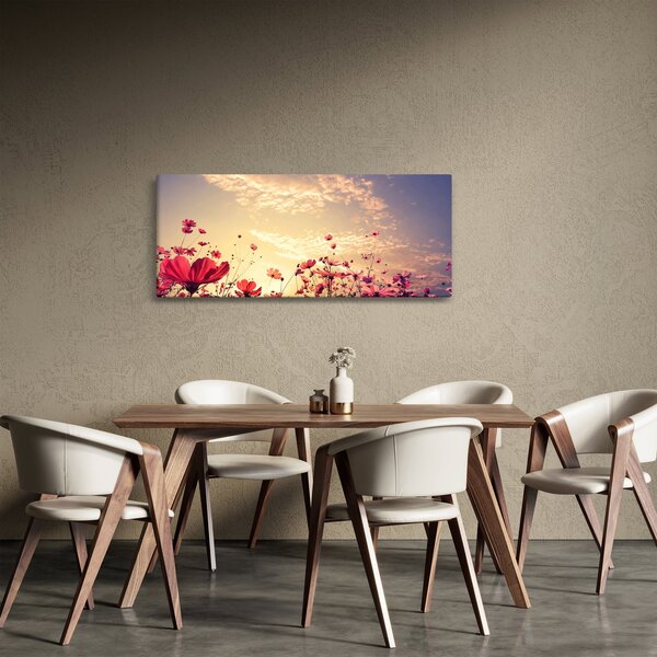Kép - Rét virágokkal (120x50 cm)