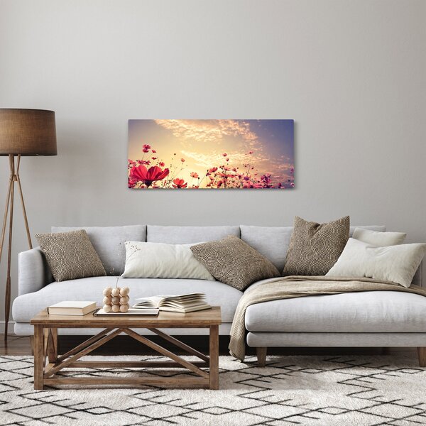 Kép - Rét virágokkal (120x50 cm)