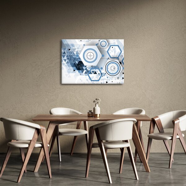 Kép - Geometriai absztrakció (70x50 cm)