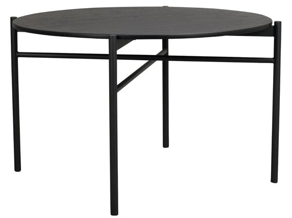 Fekete tölgy étkezőasztal ROWICO SKYE 126 cm