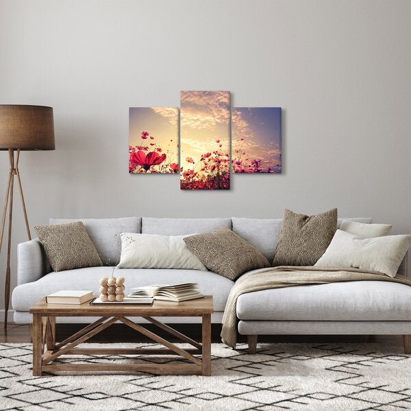 Kép - Rét virágokkal (90x60 cm)