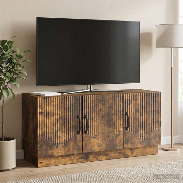 TV szekrény Füstös Tölgy 99 x 34,5 x 47 cm Szerelt Fa