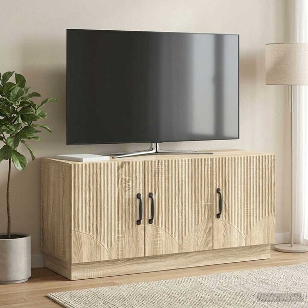 TV szekrény Sonoma Tölgy 99 x 34,5 x 47 cm Szerelt Fa