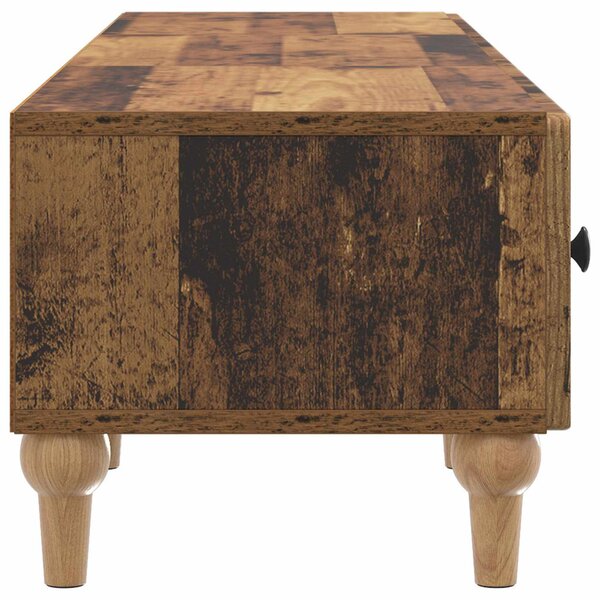 TV szekrény fiókkal Antik Fa 147 x 34,5 x 30 cm Szerelt Fa