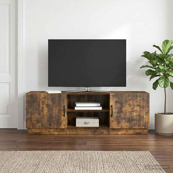 TV szekrény Füstös Tölgy 150 x 31 x 47 cm Szerelt Fa