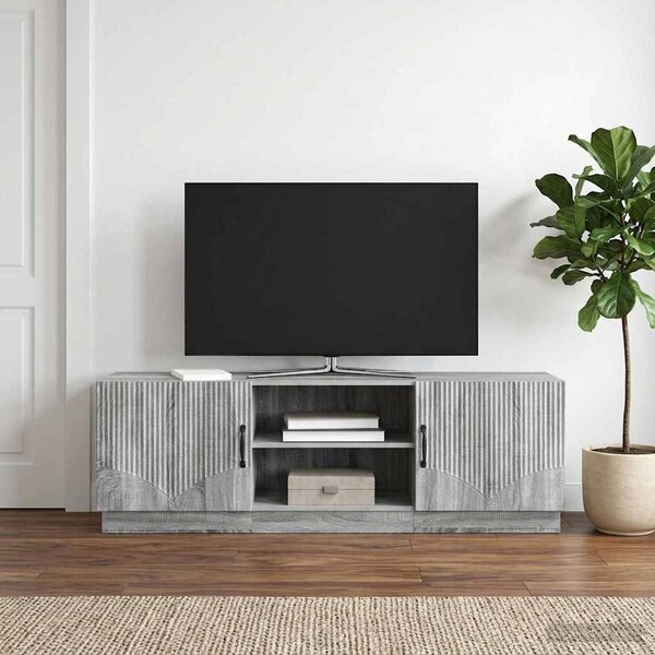 TV szekrény Szürke Sonoma 150 x 31 x 47 cm Szerelt Fa