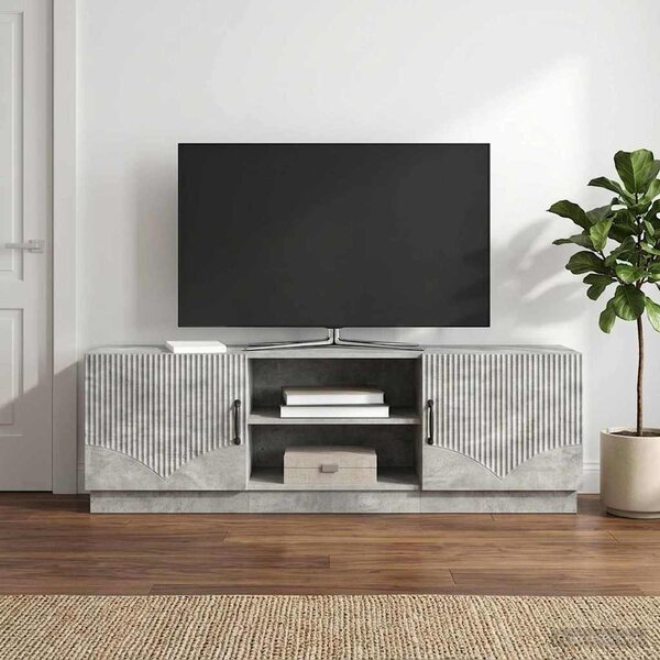 TV szekrény Betonszürke 150 x 31 x 47 cm Szerelt Fa