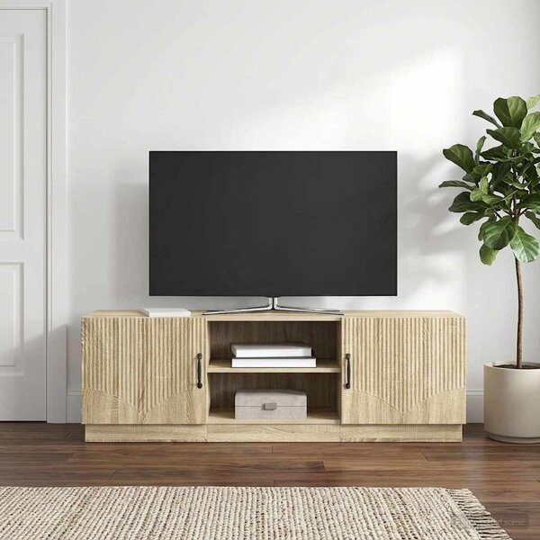 TV szekrény Sonoma Tölgy 150 x 31 x 47 cm Szerelt Fa